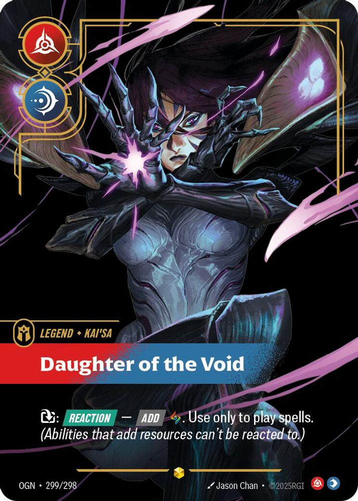 Kai'Sa - Daughter of the Void (Showcase) (299/298) - [Origins Foil] (Riftbound TCG)