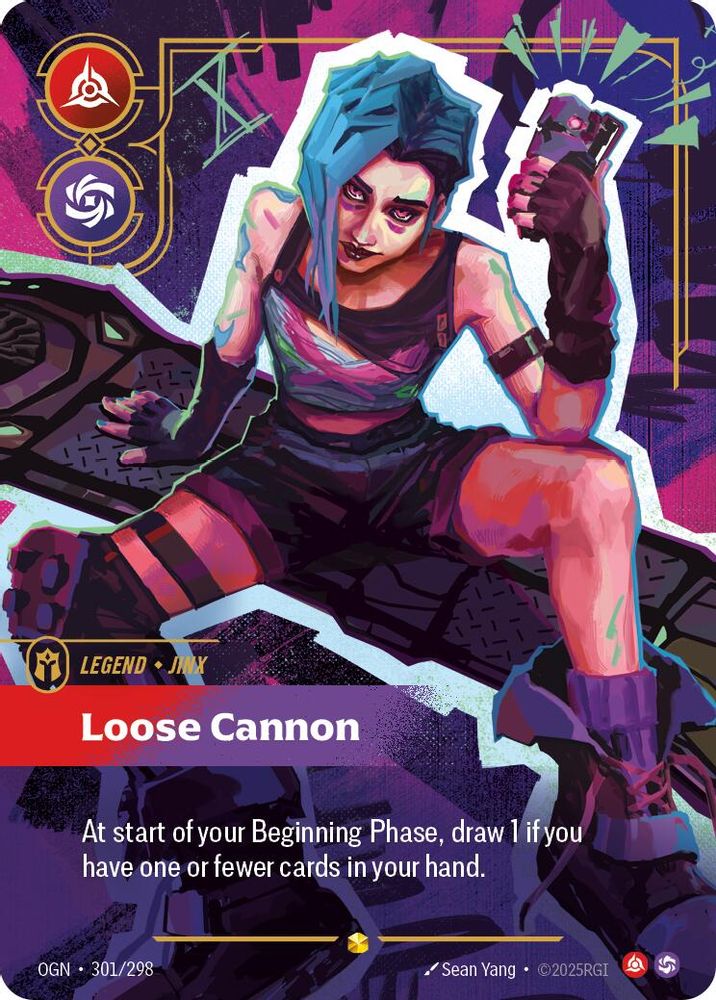 Jinx - Loose Cannon (Showcase) (301/298) - [Origins Foil] (Riftbound TCG)