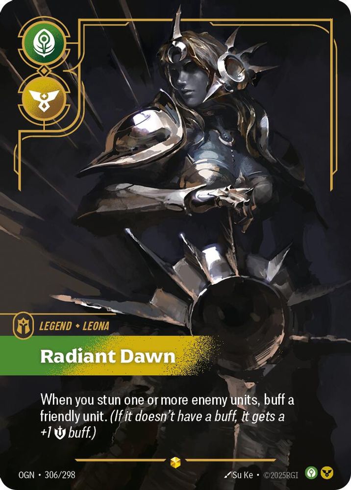 Leona - Radiant Dawn (Showcase) (306/298) - [Origins Foil] (Riftbound TCG)