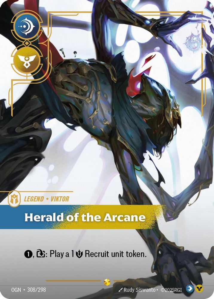 Viktor - Herald of the Arcane (Showcase) (308/298) - [Origins Foil] (Riftbound TCG)