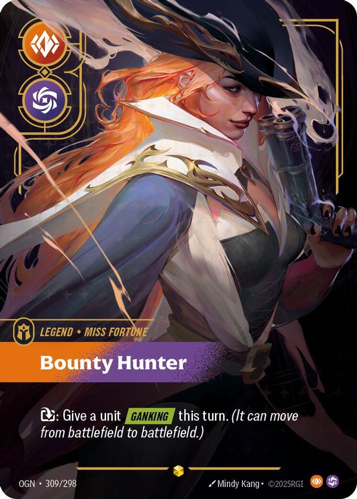 Miss Fortune - Bounty Hunter (Showcase) (309/298) - [Origins Foil] (Riftbound TCG)