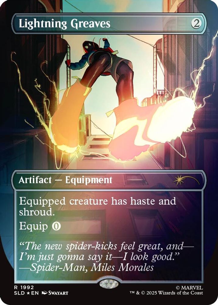 Lightning Greaves (1992) (Rainbow Foil) [Secret Lair Drop Series]