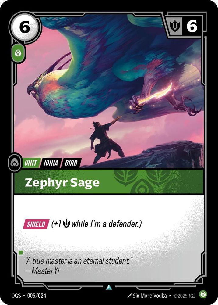Zephyr Sage (005/024) - [Origins Proving Grounds ] (Riftbound TCG)
