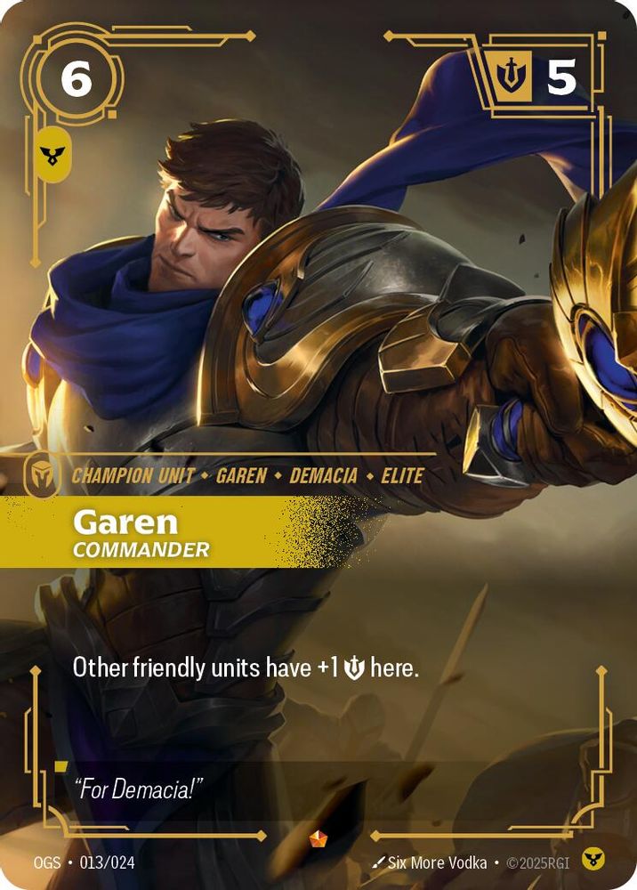 Garen - Commander (013/024) - [Origins Proving Grounds ] (Riftbound TCG)