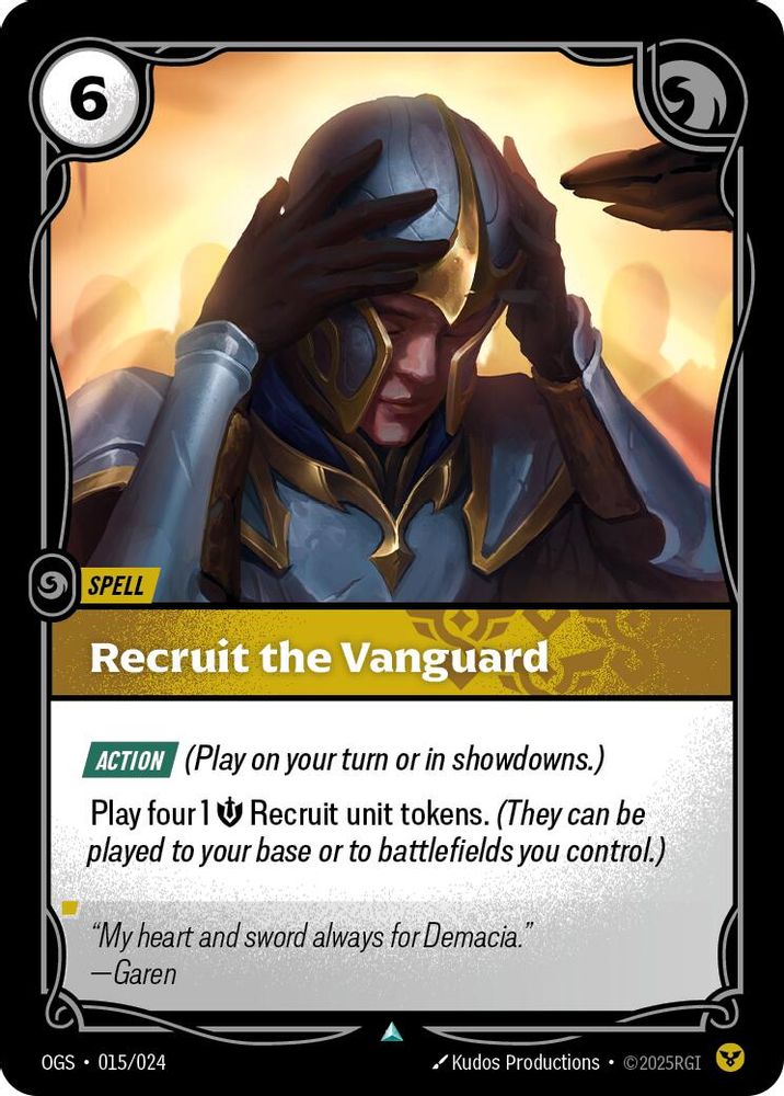 Recruit the Vanguard (015/024) - [Origins Proving Grounds ] (Riftbound TCG)
