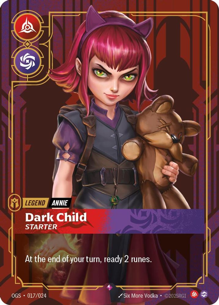Annie - Dark Child (Starter) (017/024) - [Origins Proving Grounds ] (Riftbound TCG)