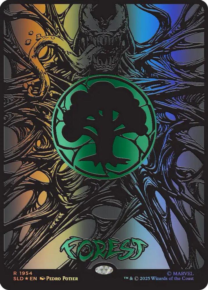 Forest (1954) (Raised Foil) [Secret Lair Drop Series]