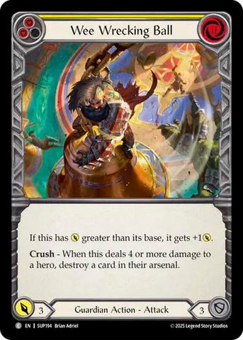 Wee Wrecking Ball [SUP194] (Super Slam)  Rainbow Foil