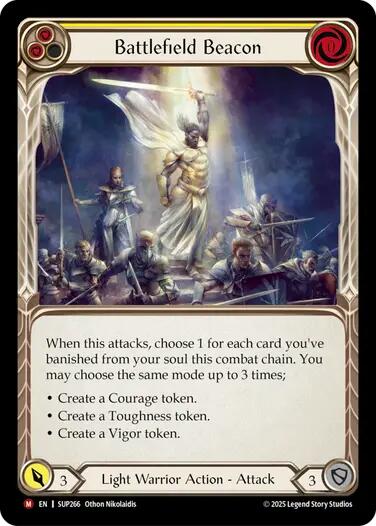 Battlefield Beacon [SUP266] (Super Slam)  Rainbow Foil