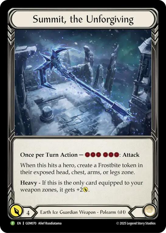Summit, the Unforgiving [GEM070] (GEM Pack 3)  Cold Foil