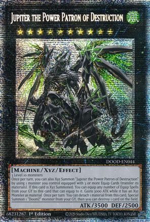 Jupiter the Power Patron of Destruction (Starlight Rare) [DOOD-EN044] Starlight Rare
