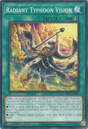 Radiant Typhoon Vision [DOOD-EN063] Common