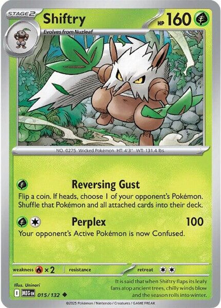 Shiftry (015/132) [Mega Evolution: Base Set]