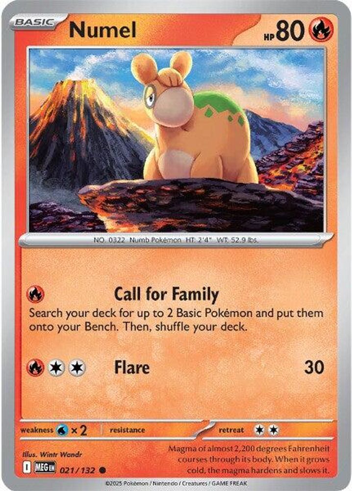 Numel (021/132) [Mega Evolution: Base Set]