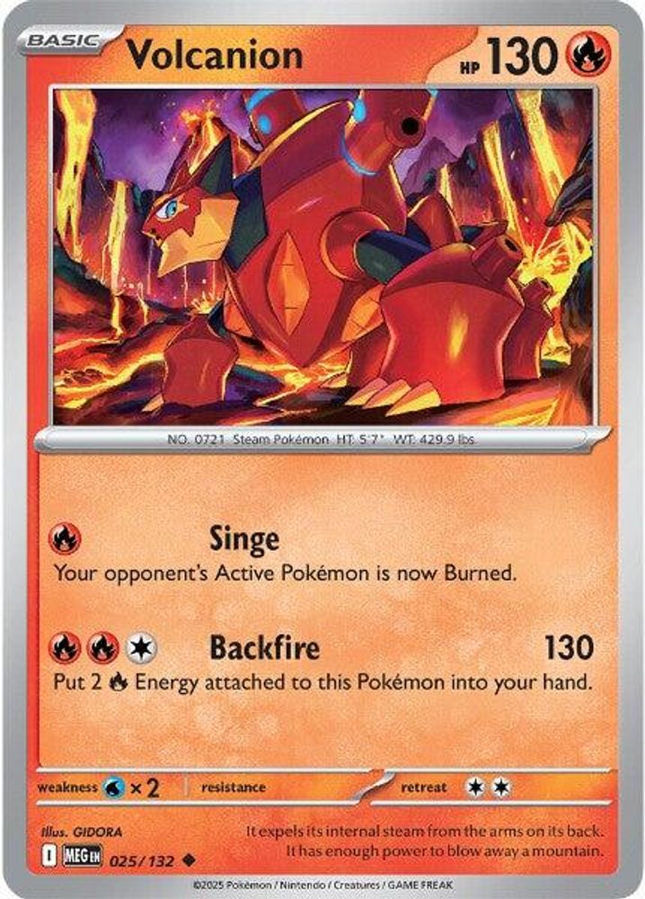 Volcanion (025/132) [Mega Evolution: Base Set]