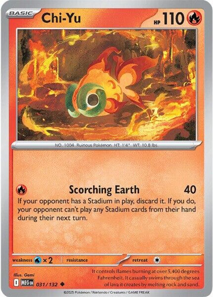 Chi-Yu (031/132) [Mega Evolutions: Base Set]