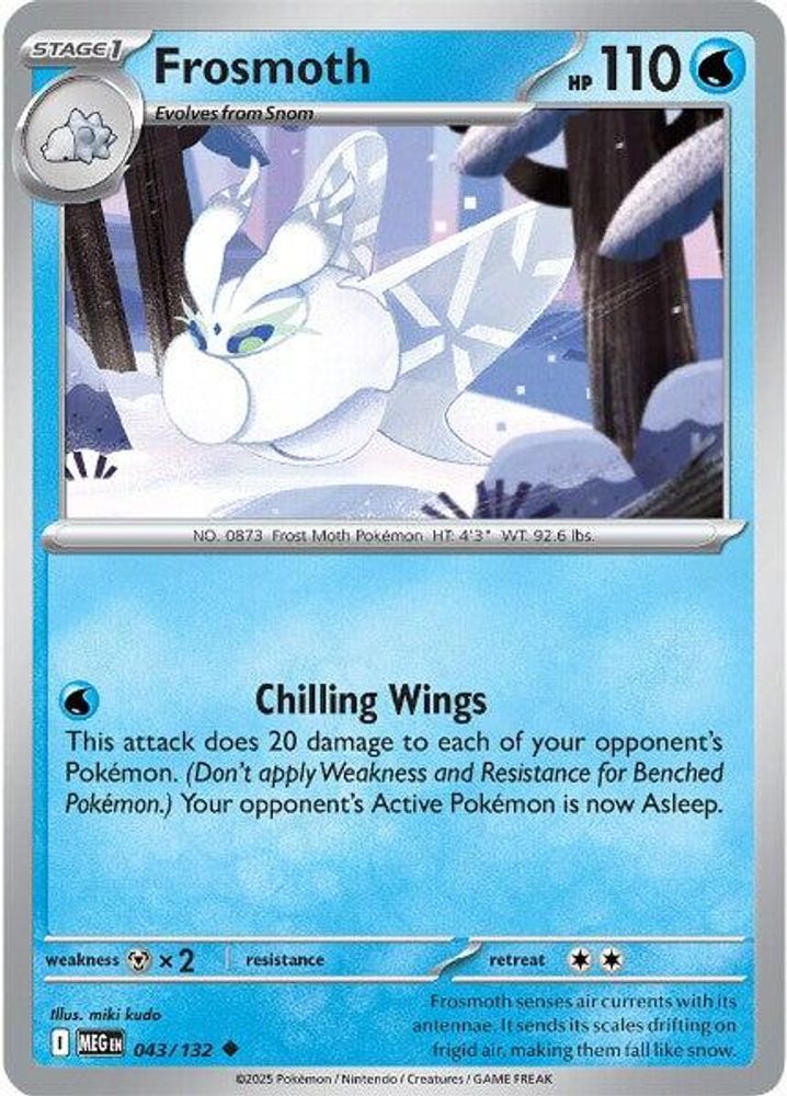 Frosmoth (043/132) [Mega Evolution: Base Set]
