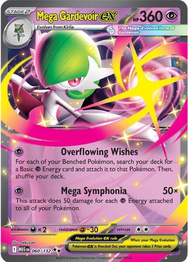 Mega Gardevoir ex (060/132) [Mega Evolution: Base Set]