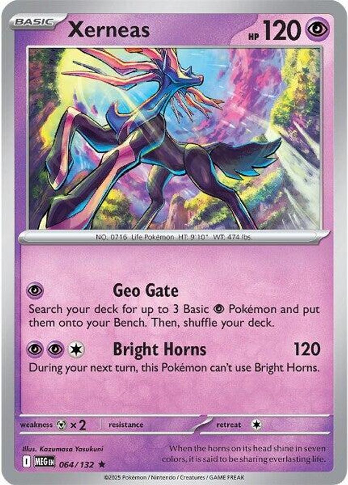 Xerneas (064/132) [Mega Evolution: Base Set]