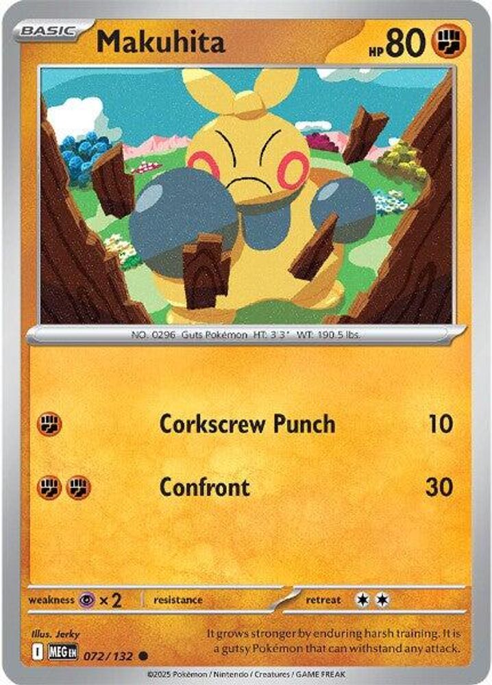 Makuhita (072/132) [Mega Evolution: Base Set]