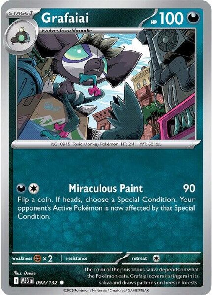 Grafaiai (092/132) [Mega Evolution: Base Set]
