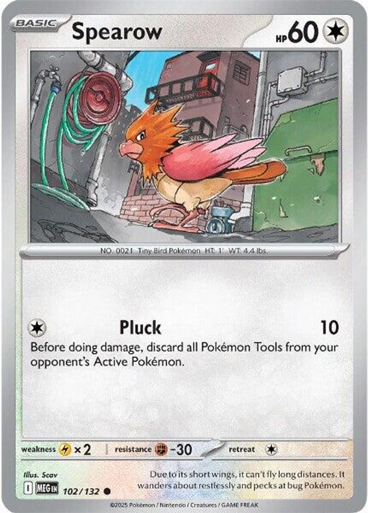 Spearow (102/132) [Mega Evolution: Base Set]