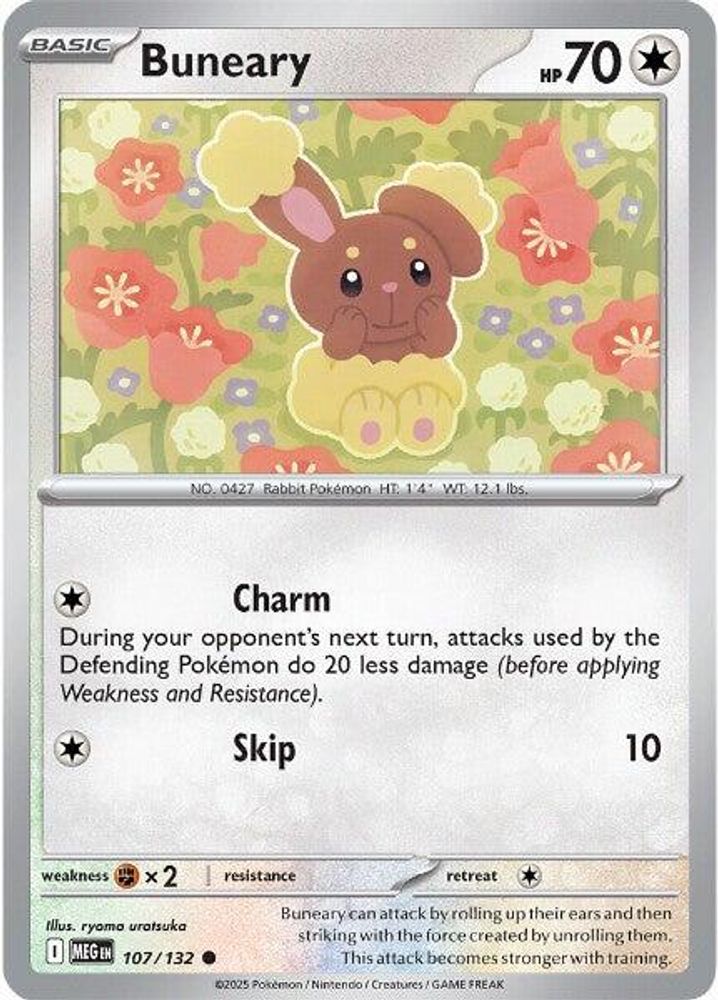 Buneary (107/132) [Mega Evolution: Base Set]