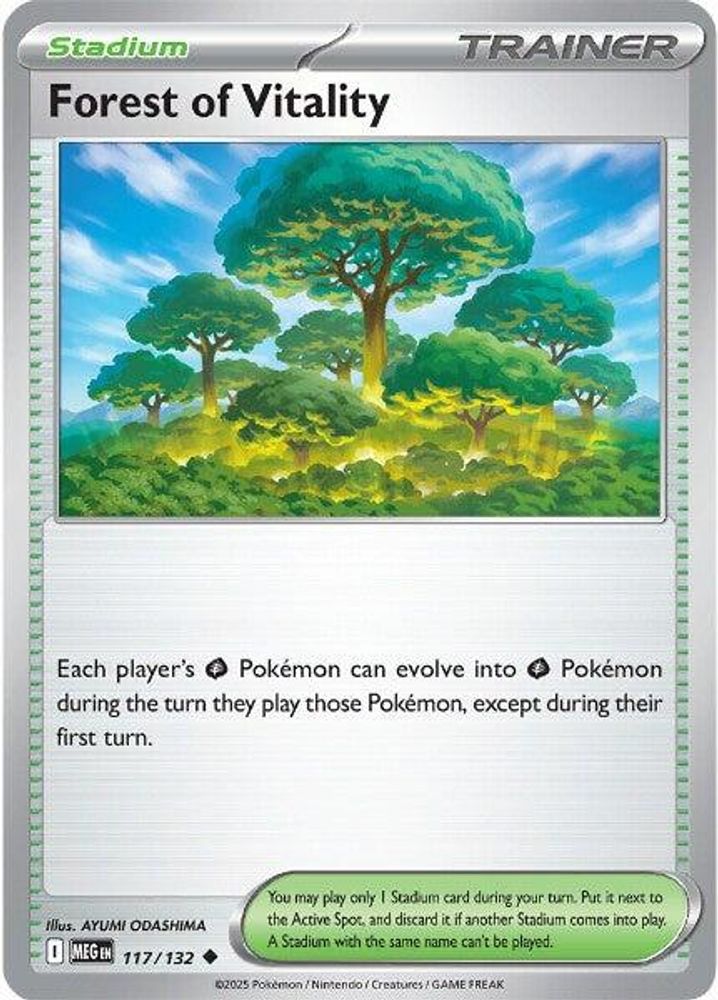 Forest of Vitality (117/132) [Mega Evolution: Base Set]