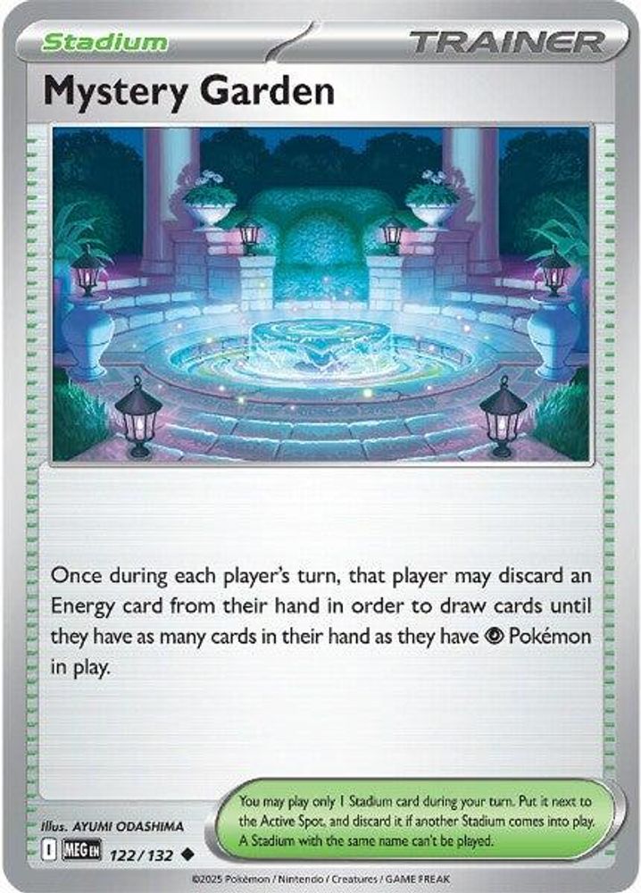 Mystery Garden (122/132) [Mega Evolution: Base Set]