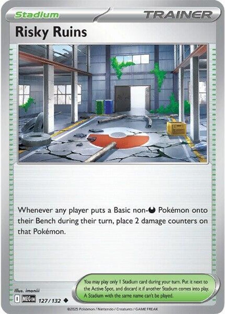 Risky Ruins (127/132) [Mega Evolution: Base Set]