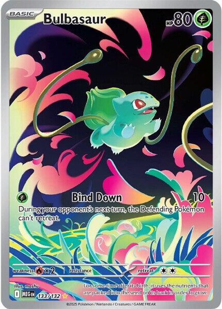 Bulbasaur (133/132) [Mega Evolution: Base Set]