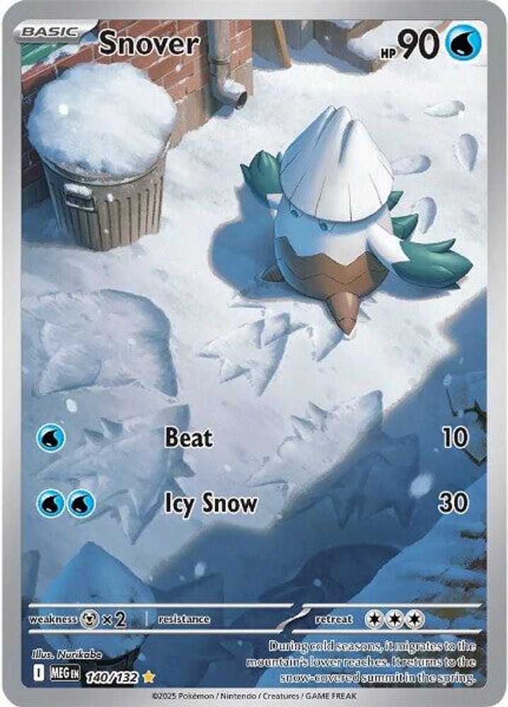 Snover (140/132) [Mega Evolution: Base Set]