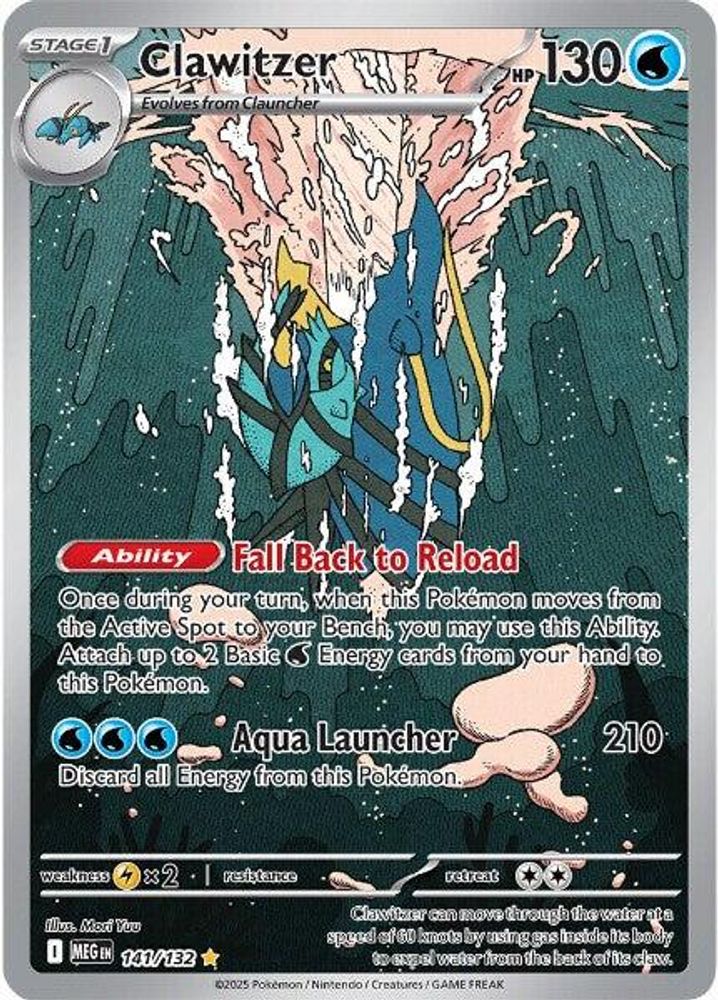 Clawitzer (141/132) [Mega Evolution: Base Set]