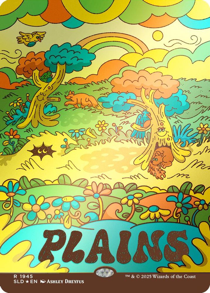 Plains (1945) (Rainbow Foil) [Secret Lair Drop Series]