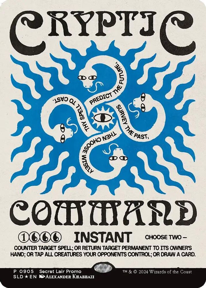 Cryptic Command (Rainbow Foil) [Secret Lair Drop Series]