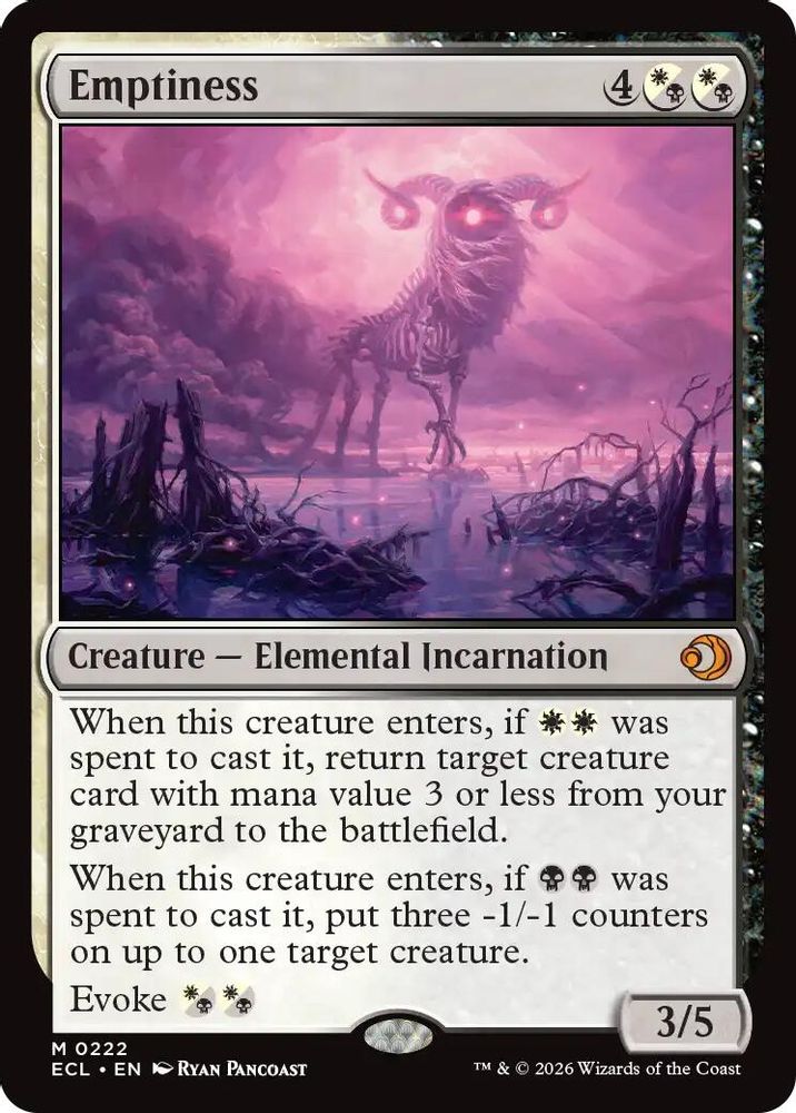 Emptiness [Lorwyn Eclipsed]