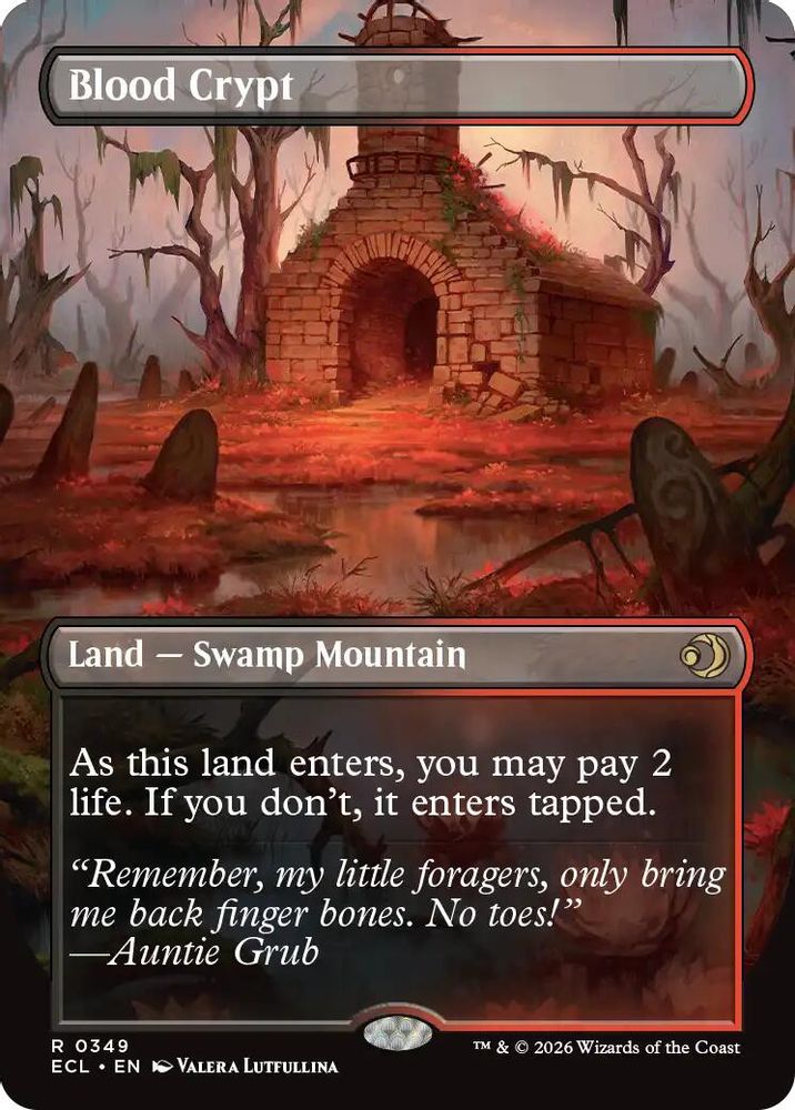 Blood Crypt (Borderless) [Lorwyn Eclipsed]