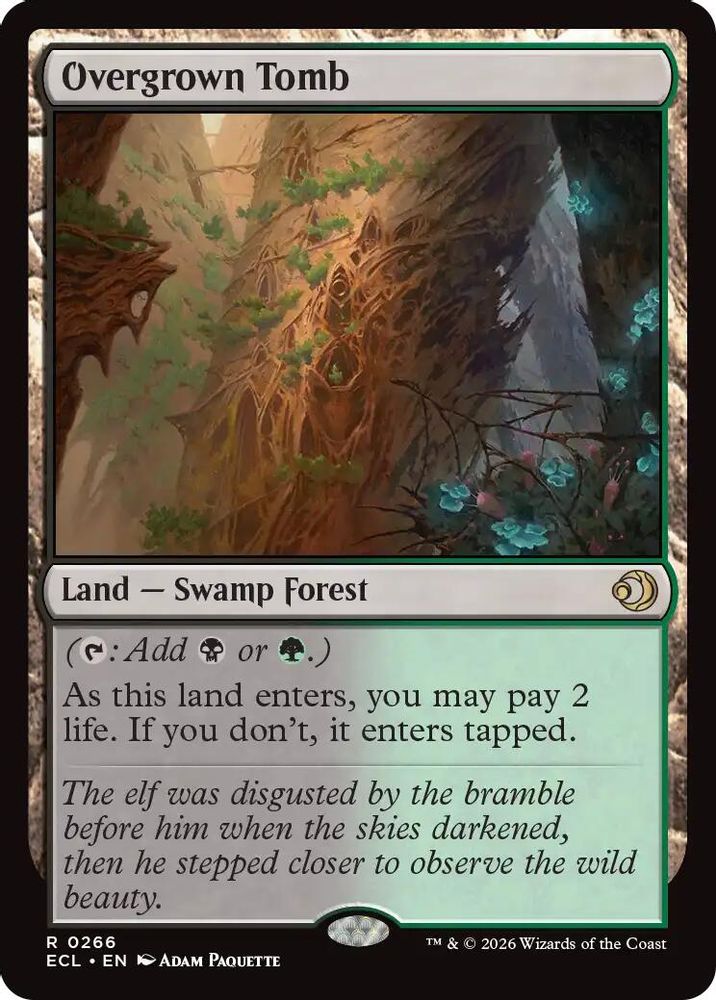 Overgrown Tomb [Lorwyn Eclipsed]