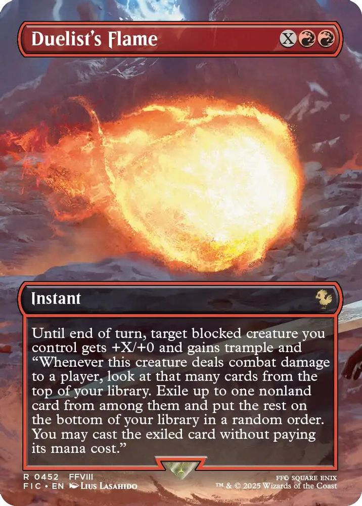 Duelist's Flame (Borderless) [FINAL FANTASY Commander]