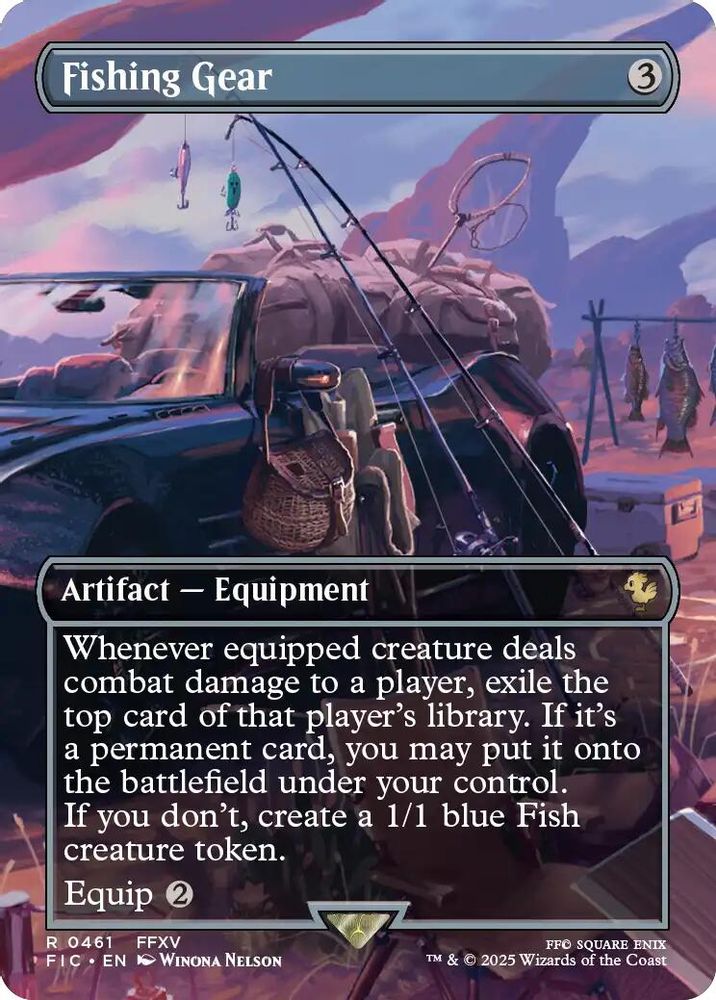 Fishing Gear (Borderless) [FINAL FANTASY Commander]