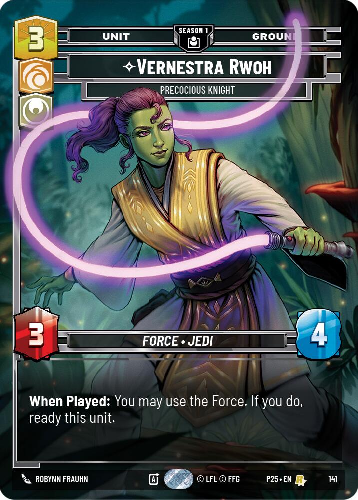 Vernestra Rwoh - Precocious Knight (141) (141) [Sector and Regional Promos: Season 1]