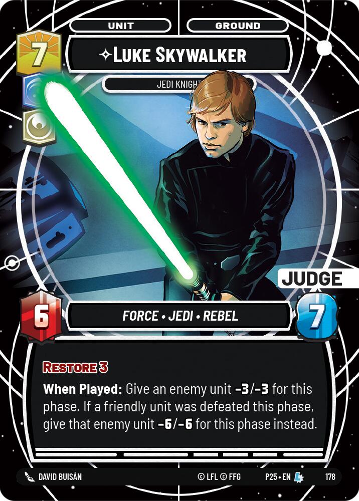 Luke Skywalker - Jedi Knight (174) (174) [Judge Promos]