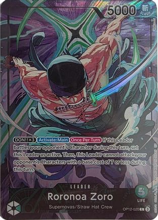 Roronoa Zoro (OP12-020) (Official Playmat Limited Edition Vol.4) [One Piece Promotion Cards]