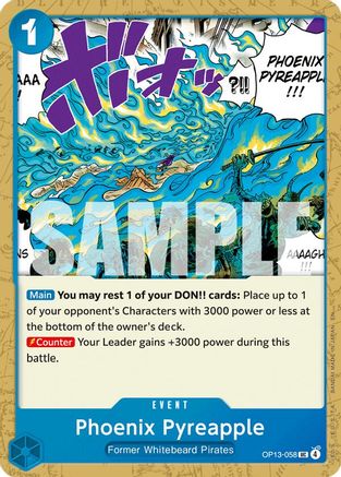 Phoenix Pyreapple [Carrying On His Will]
