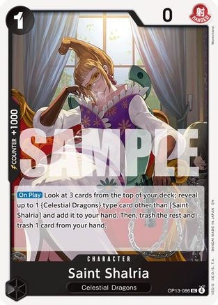 Saint Shalria [Carrying On His Will]