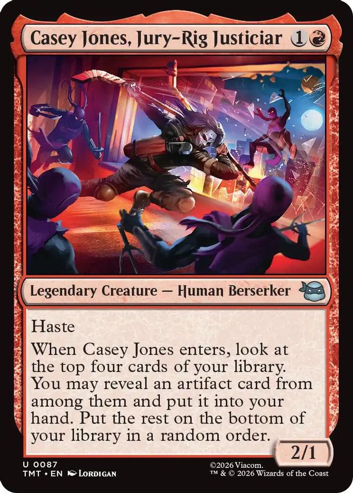 Casey Jones, Jury-Rig Justiciar [Teenage Mutant Ninja Turtles]