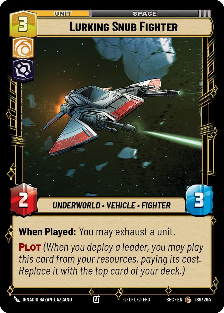 Lurking Snub Fighter (189/264) (189/264) [Secrets of Power]