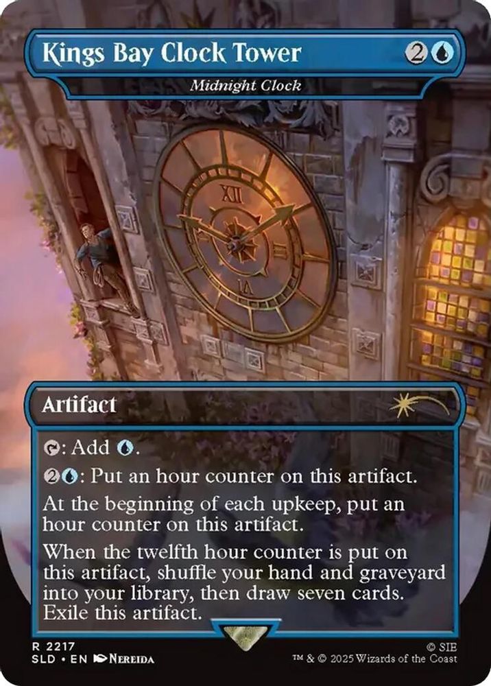 Kings Bay Clock Tower - Midnight Clock [Secret Lair Drop Series]