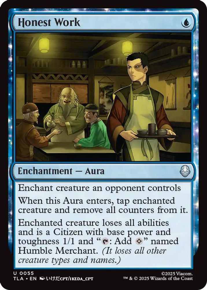 Honest Work [Avatar: The Last Airbender]