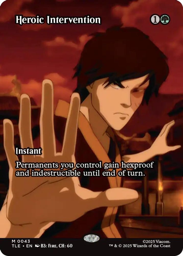 Heroic Intervention (Borderless) [Avatar: The Last Airbender: Eternal-Legal]